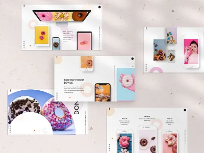 Rosquilla Donut Presentation Template brand idendity branding business pesentation creative design elegant food industry food powepoint food presentation graphic design minimalist pastel color powerpoint ppt pptx presentation project branding sweet color template