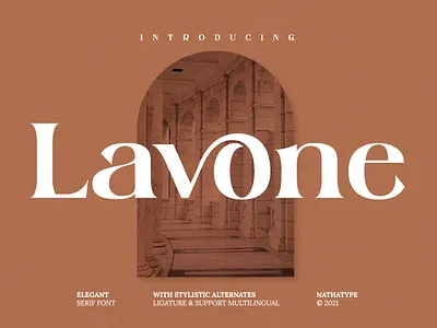 Lavone - Elegant Serif Font branding design font fonts logo logo type typography ui