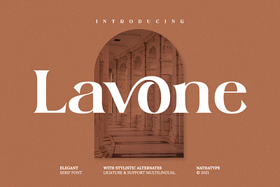 Lavone - Elegant Serif Font branding design font fonts logo logo type typography ui