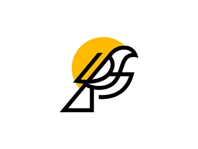 Bird and nest bird brand branding design elegant fly illustration line linear logo logotype minimalism minimalistic modern nest sale sun