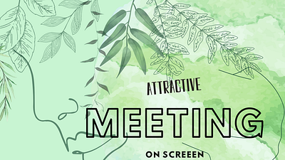 Zoom meeting background, Greenery and Leafy leaf decoration background botanical decoration digital prints green greenery leafy leaf png wallpaper zoom background zoom meeting