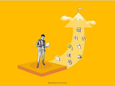 Business Illustrations 3d icons business icons software solutions