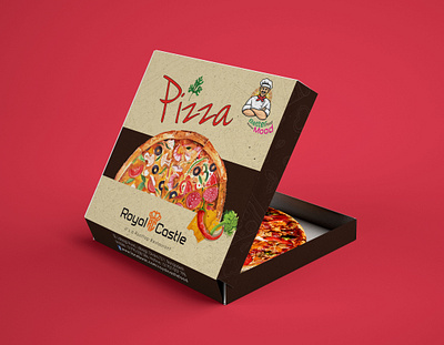Pizza Box Design book cover box design branding cover cover design design graphic design illustration packaging design pizza box vector