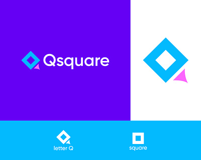 Qsquare Letter Q Logomark appeal branding creative design financial letter logo letter q lettermark logo logomark logotype minimal minimalist logo o p q r s t u v w x y z q logo t shirt tech tshirt unique visual identity