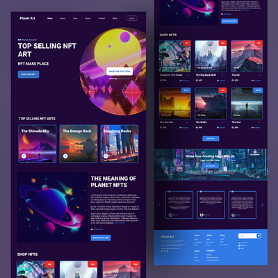 NFT webpage design brand design branding design designer designs graphic design illustration logo nft nft webpage design ui ui design web web design webdesign webpage webpage design website webui webui design