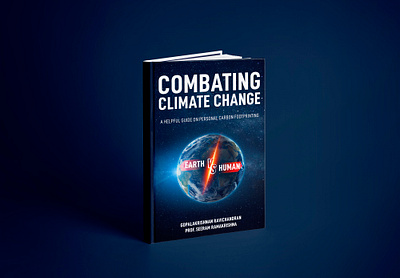 Combating Climate Change Book Cover 3d animation branding cover book cover design depression design flat graphic design illustration logo motion graphics ui vector