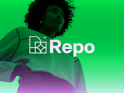 Repo Logo Design agriculture bank brand branding clever design field green icon identity initial letter logo mark minimal r simple star strong symbol