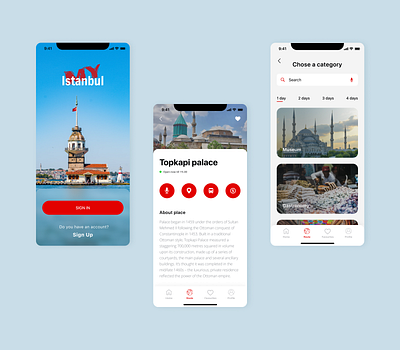 Travel Guide mobile app app design ios mobileapp travel typography ui ux webdesign webdesigner website