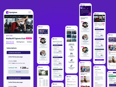 Booking sport online platform booking figma mobile product sport ui ux