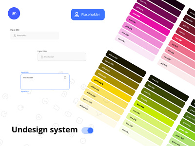 Undesign System color color pallete design design feed design system dribbble free free icon graphic design icon icon design icon set ui ui design ui ux uiux design undesign user experience user interface ux