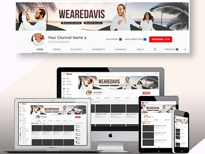 Couple Channel ART Design | Couple YouTube Banner banner banners channel art couple design family relationship youtube