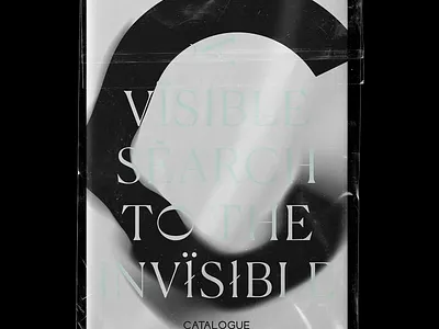 Invisible SKG black and white cover editorial graphic design minimal print print design typ type typography visual visual id