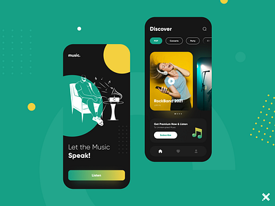 Music App Design clean colors design dribbble dribbble best shot illustration mobile mobile app music music app product typography ui uidesign uiux uiux design ux uxdesign uxui