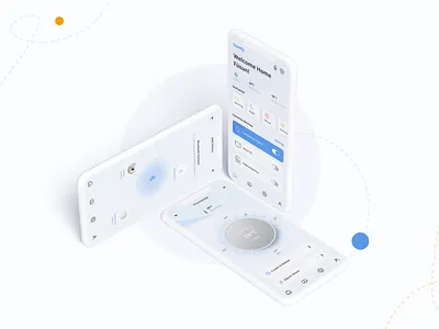 Homfy App Concept Design application design mobile mobile app smart devices smart home ui ui design ux