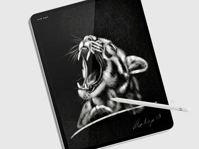 tiger 2022 happy new year! 2022 animals artwork digital art digital drawing graphic design nature procreate tiger