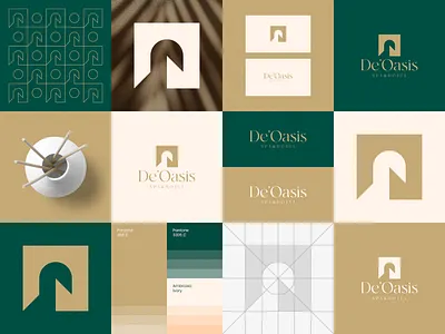 De'Oasis Brand Identity a b c d e f g h i j k l m n beauty brand identity branding buy logo desert dunes gennady savinov logo design graphic design hotel logo design minimalistic modern o p q r s t u v w q y z oasis pantone pattern spa symmetric visual identity