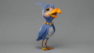 Mafagafo 2d 3d bird character nft