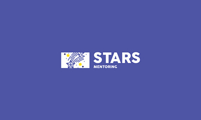 STARS Mentoring Logo Concept #1 brand branding design illustration kids logo logo design logodesign mentor mentoring program school shooting star space star star logo stars