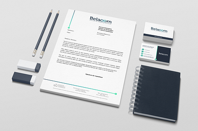 Belacom - Branding kit branding illustrator indesign print