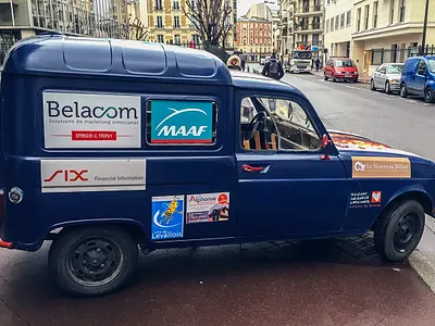 Belacom - Sticker 4L Trophy illustrator indesign print sticker