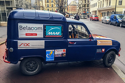 Belacom - Sticker 4L Trophy illustrator indesign print sticker