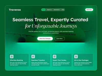 Travel Website UIUX Design design interface product service startup ui ux web