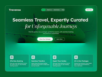 Travel Website UIUX Design design interface product service startup ui ux web