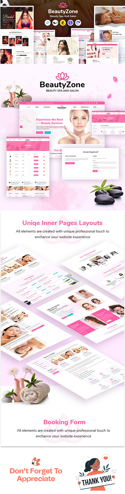 BeautyZone - Tailwind CSS Beauty Spa Salon & Massage Template logo