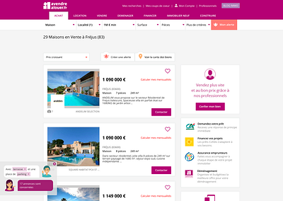 AVendreALouer - Chatbot aftereffects animation chatbot illustration illustrator real estate