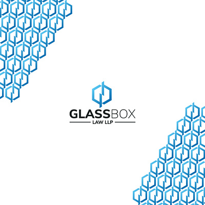 Glassbox brand glass isometric law logo polygon symmetry