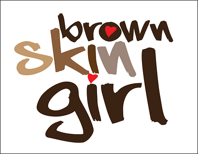 Brown Skin Girl brand identity branding clothing design identity logo logo design typography