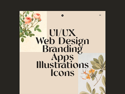 Tangerine UI architecture branding building floral font hero homepage interactive new tropical design tan tangerine type typography ui ux web design website