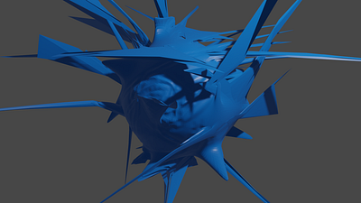 Fragmented Sculpture architecture blender create design digital futuristic nomad otherworldy sculpture