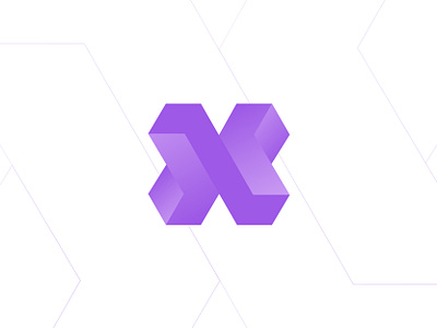 Isometric Letter X a b c d e f g h i j k l m n blockchain creative logo crypto cryptocurrency gradient letter monogram letter x lettermark logo logomark monogram network nft o p q r s t u v w x y z purple symbol t h e q u i c k b r o w n f o x x