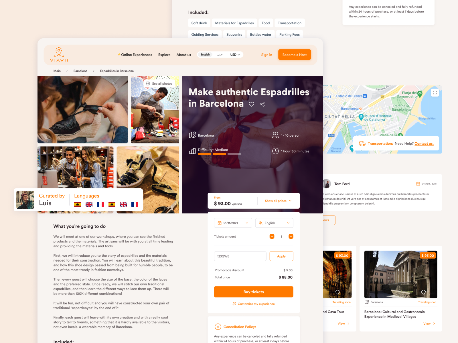 Example of Website Template Design (Figma/Webflow)
