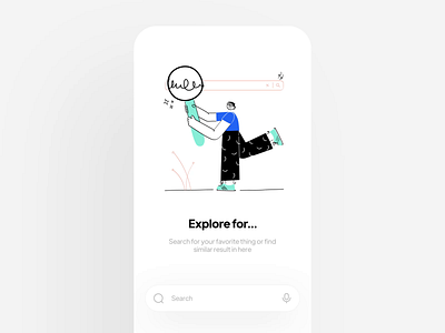 Smart search with Vidily animation adidas animation app design illustration ios logo minimal mobile motion motion graphics search search animation shoe ui ux