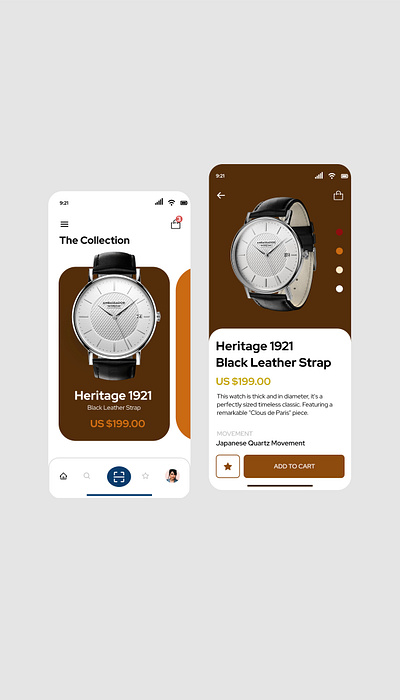 The Heritage app branding design graphic design ios ui