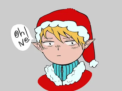 Christmas misadventures #02 character concept concept digital art illustration ipadpro procreate