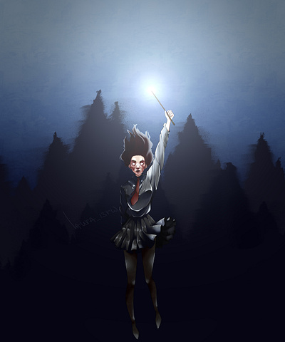 Hermione Granger 2d art artdigital artillustration character design digital illustration