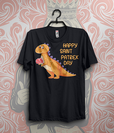 Happy Saint Patrex Day T-Shirt Design branding christmasstshirt design designtshirt graphic design happysaintpatrexday illustration logo minimal tshirt tshirtdesign typography ui ux vector