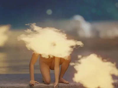 clouds playing 3d 3dartwork 3ddesign 3dillustration art blender blender3d design illustration