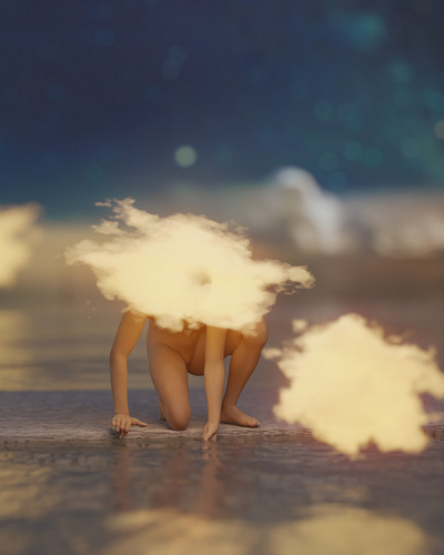 clouds playing 3d 3dartwork 3ddesign 3dillustration art blender blender3d design illustration
