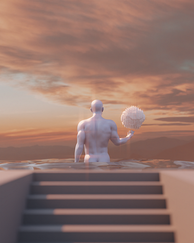mighty 3d 3dartwork 3dblender 3dillustration art blender blender3d design illustration nft