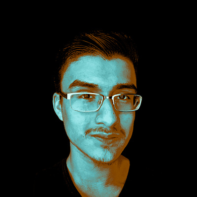 Blue Orange Portrait aqua art blue branding colors creative cyan editing gradient gradient mask gradients mask orange photo photos photoshop photoshop portraits portrait portraits profile photo