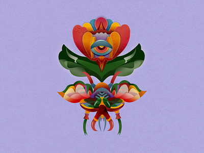 Critter affinity bugs character character animation colorful critters design graphic design illustration series