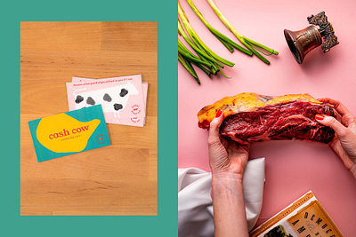 Butter Meat Co. Loyalty Card beef branding card cow design illustration loyalty card meat membership card ny print punch card spots stamp