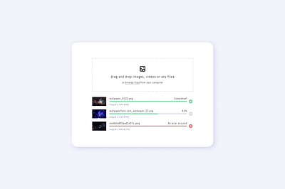 Daily UI #031 - File Upload dailyui design experiencia do usuario figma file upload ui upload user experience ux uxui