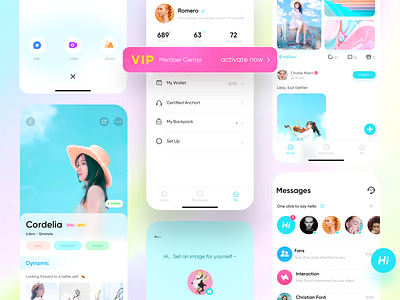 交友UI界面 design ui ux 交友