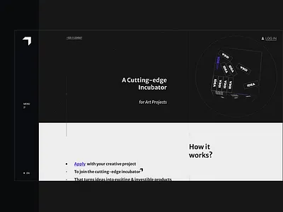 BOX - Golden Ratio Landing agency animation box design flat golden grid interaction landing layout minimalism modern page portfolio ratio scroll style ui ux web