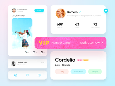 组件库 app design illustration typography ui ux